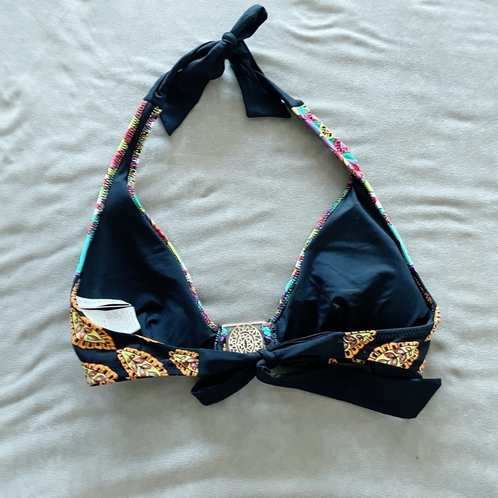 Trina Turk Moroccan Medallion Halter Bikini Top - Picture 4 of 7
